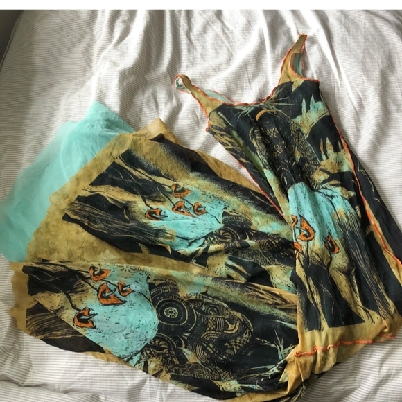 Jean Paul Gaultier Maori Tattoo Mesh Dress - Picture 4 of 5